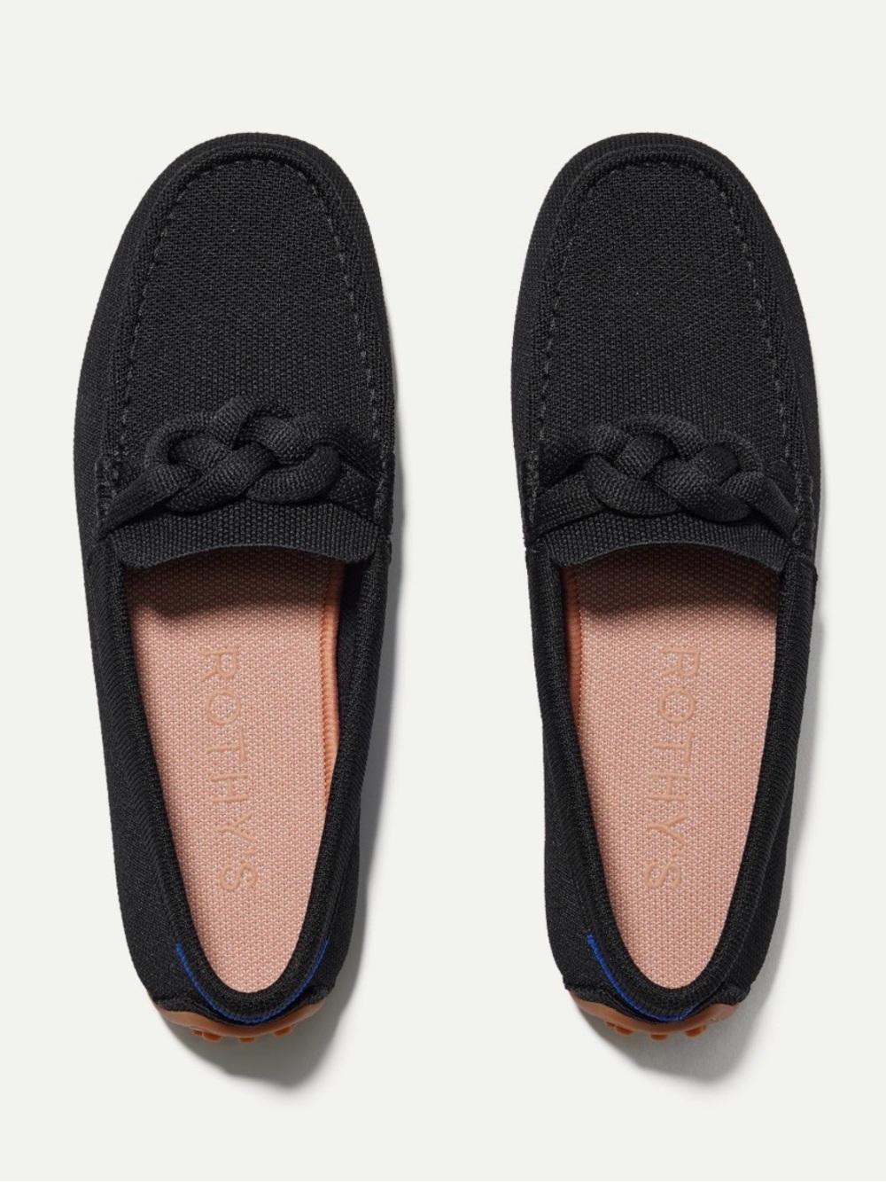 Rothy’s The Braid Driver Loafers in Black 6